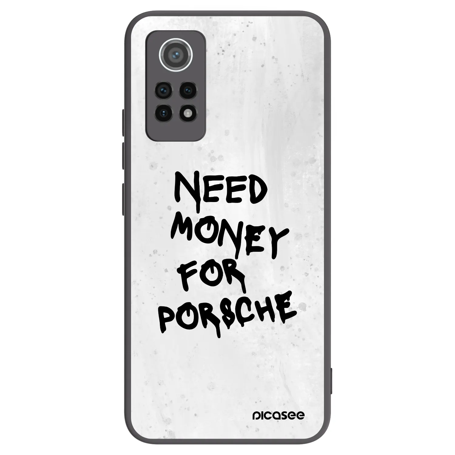 Picasee Xiaomi Redmi Note 12 Pro 4G Hülle - Schwarzes Silikon - White Dollar