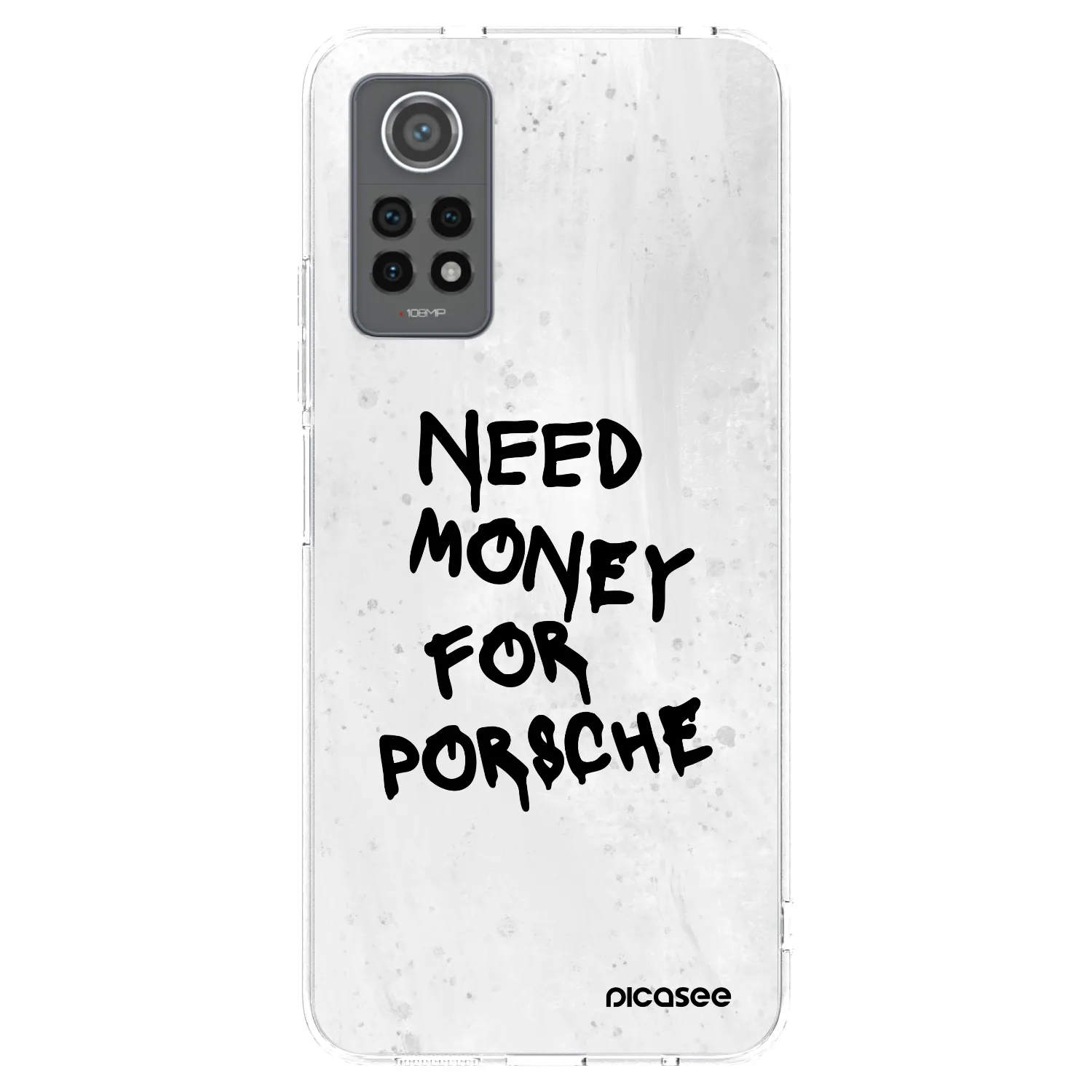 Picasee Xiaomi Redmi Note 12 Pro 4G Hülle - Transparentes Silikon - White Dollar