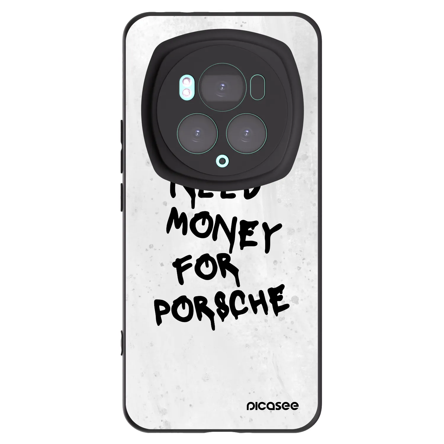 Picasee Honor Magic6 Pro Hülle - Schwarzes Silikon - White Dollar