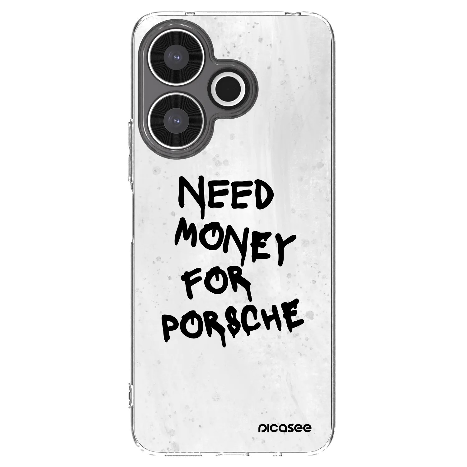Picasee Xiaomi Redmi 13 4G Hülle - Transparentes Silikon - White Dollar