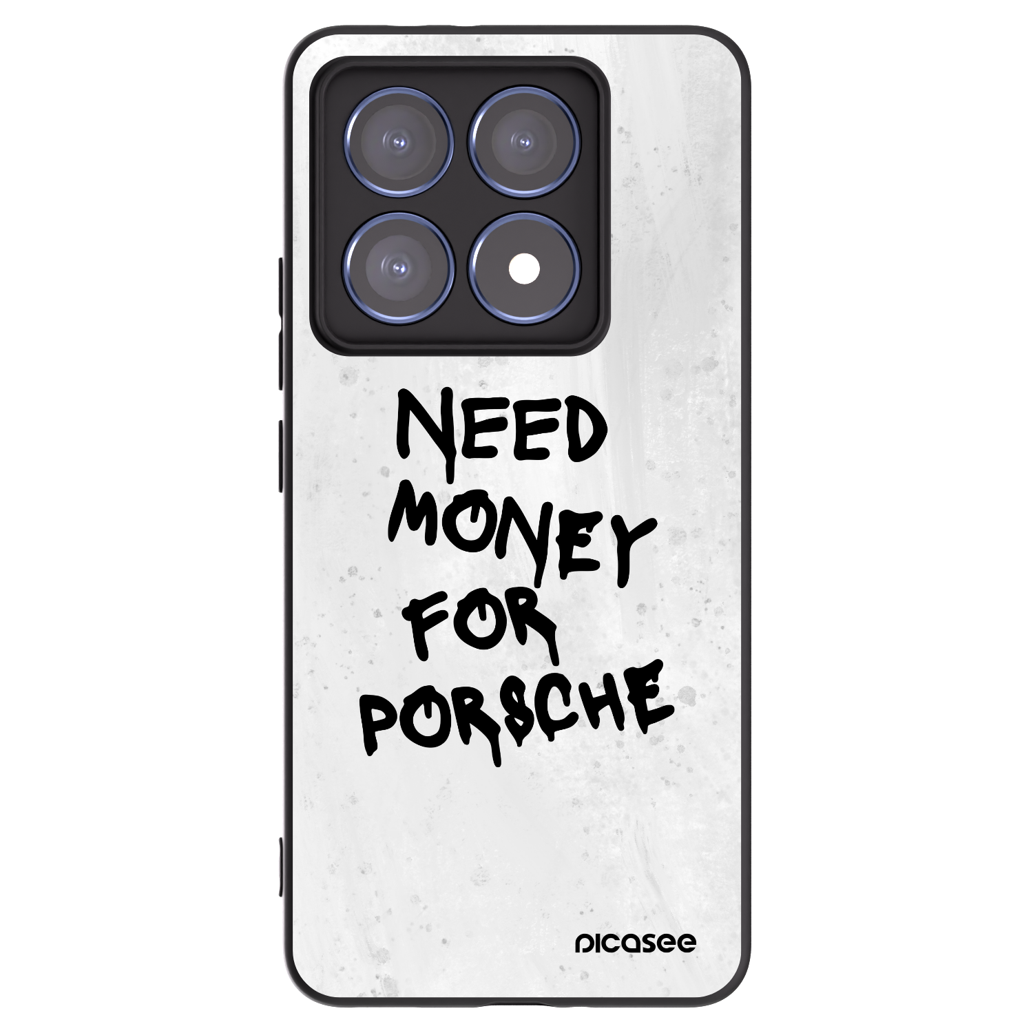 Picasee Xiaomi 14T Pro Hülle - Schwarzes Silikon - White Dollar