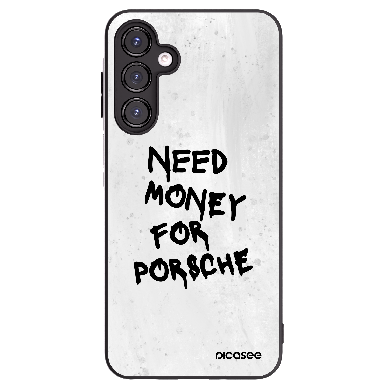 Picasee Samsung Galaxy A16 5G Hülle - Schwarzes Silikon - White Dollar