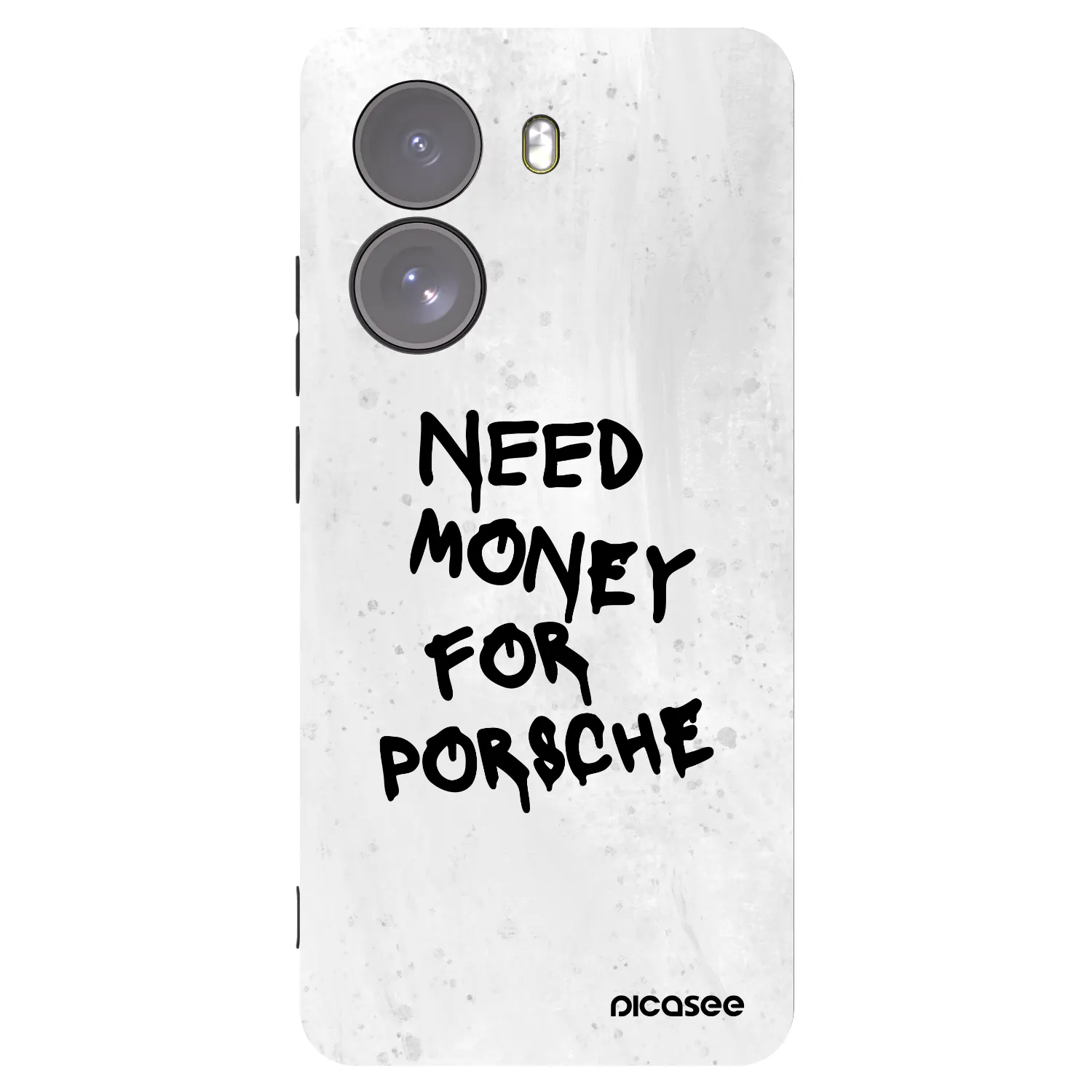 Picasee Xiaomi Poco X7 Hülle - Schwarzes Silikon - White Dollar