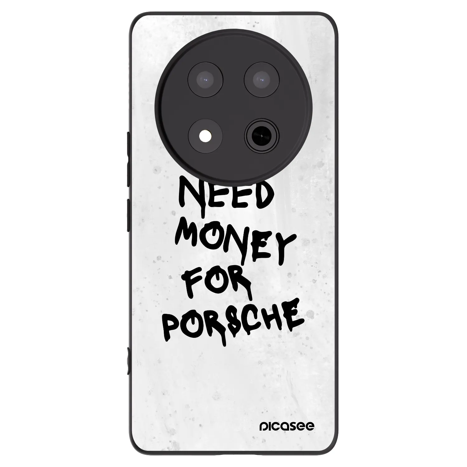 Picasee Honor Magic7 Lite 5G Hülle - Schwarzes Silikon - White Dollar