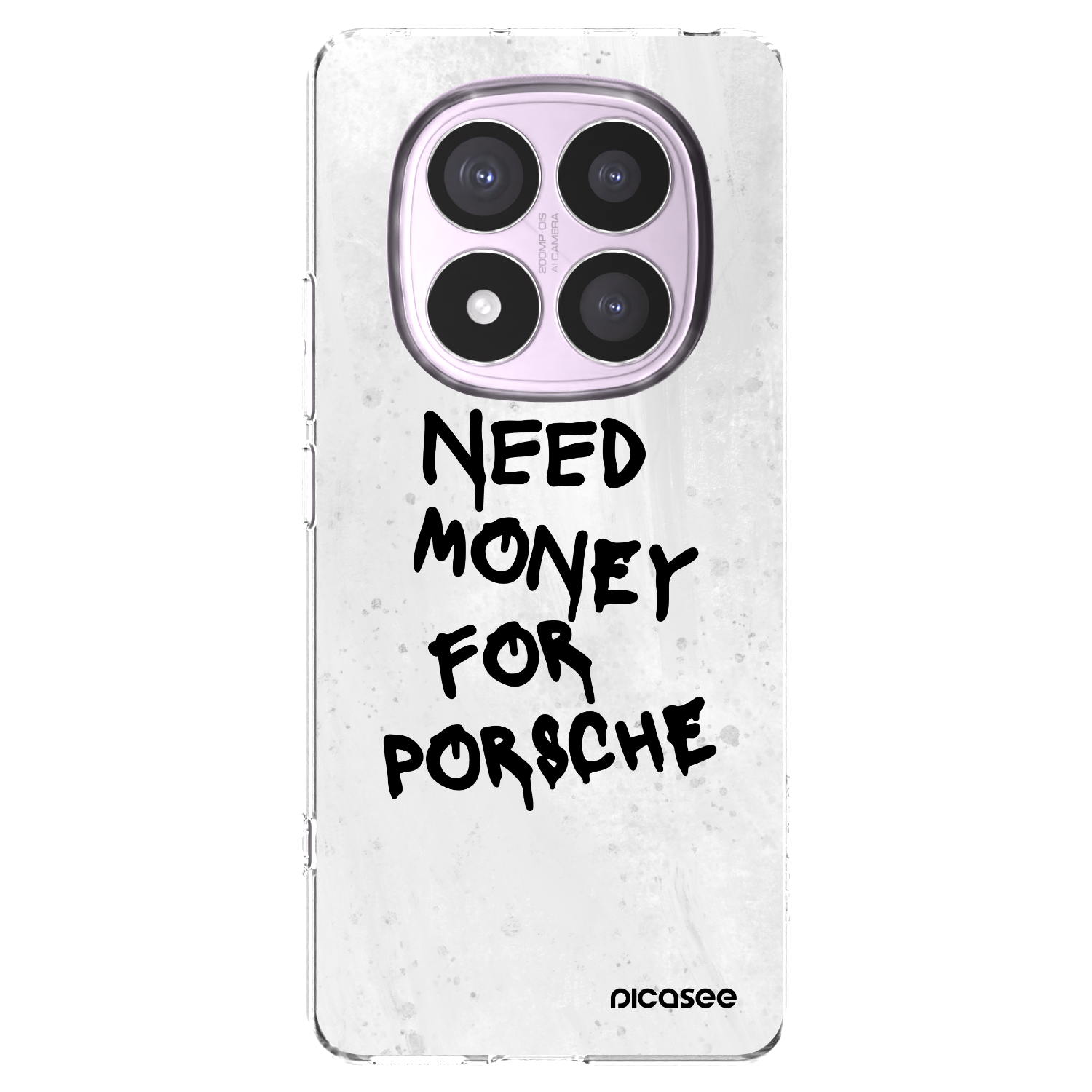 Picasee Xiaomi Redmi Note 14 Pro 4G Hülle - Transparentes Silikon - White Dollar