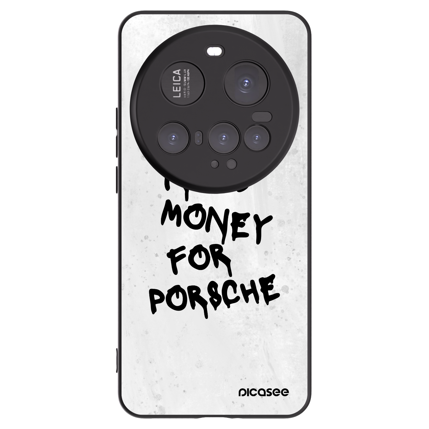 Picasee Xiaomi 15 Ultra Hülle - Schwarzes Silikon - White Dollar
