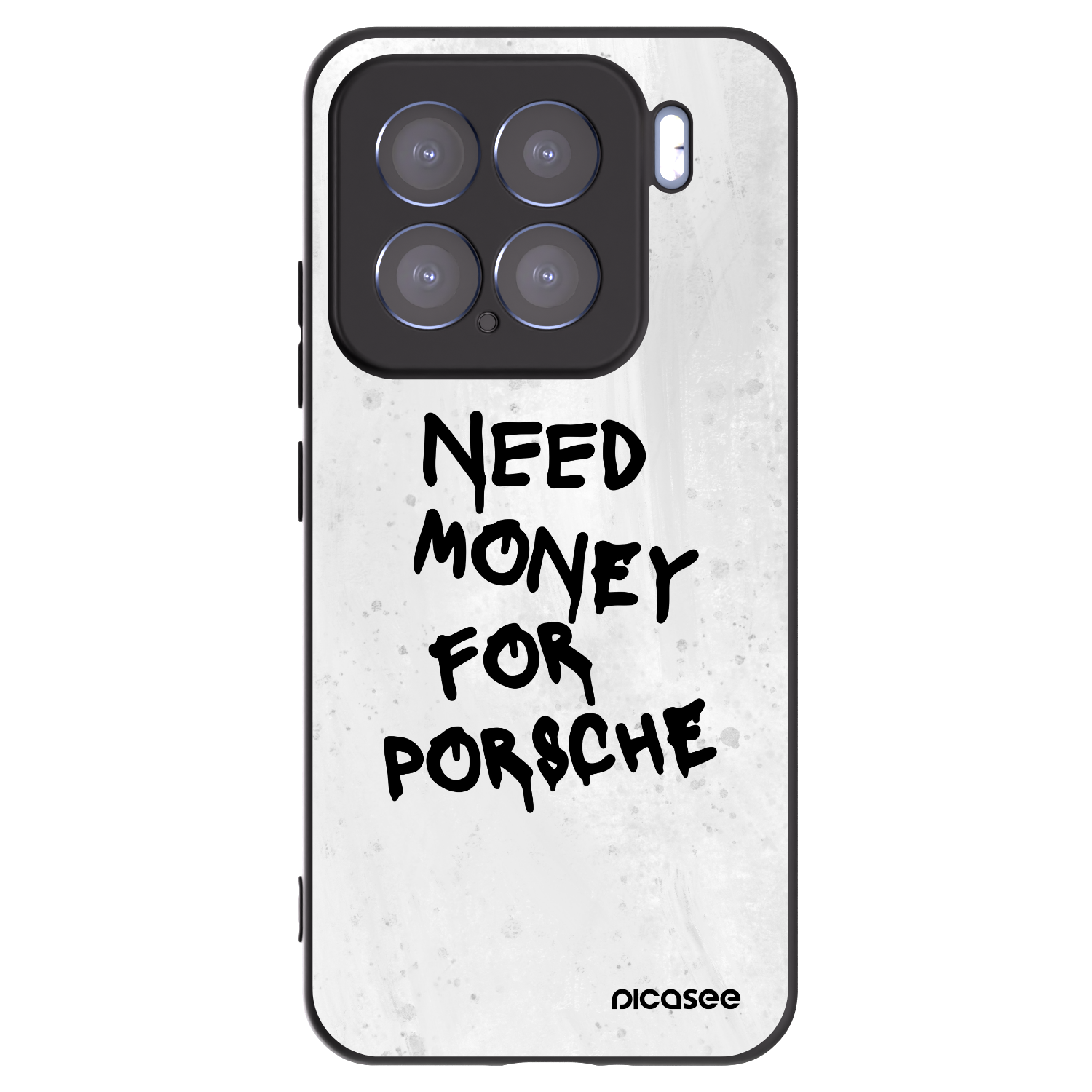Picasee Xiaomi 15 Hülle - Schwarzes Silikon - White Dollar