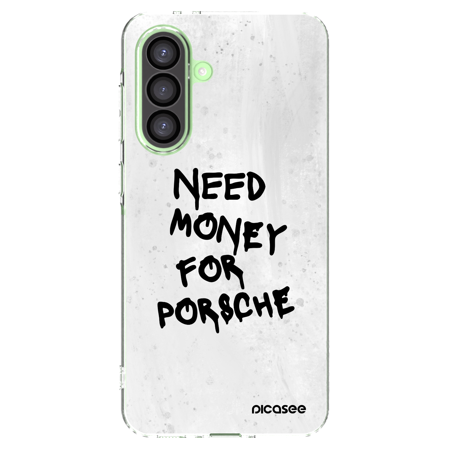 Picasee Samsung Galaxy A26 5G A266B Hülle - Transparentes Silikon - White Dollar