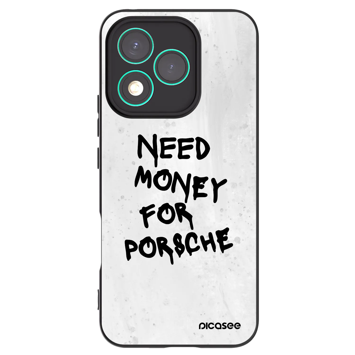 Picasee Honor 400 Lite 5G Hülle - Schwarzes Silikon - White Dollar