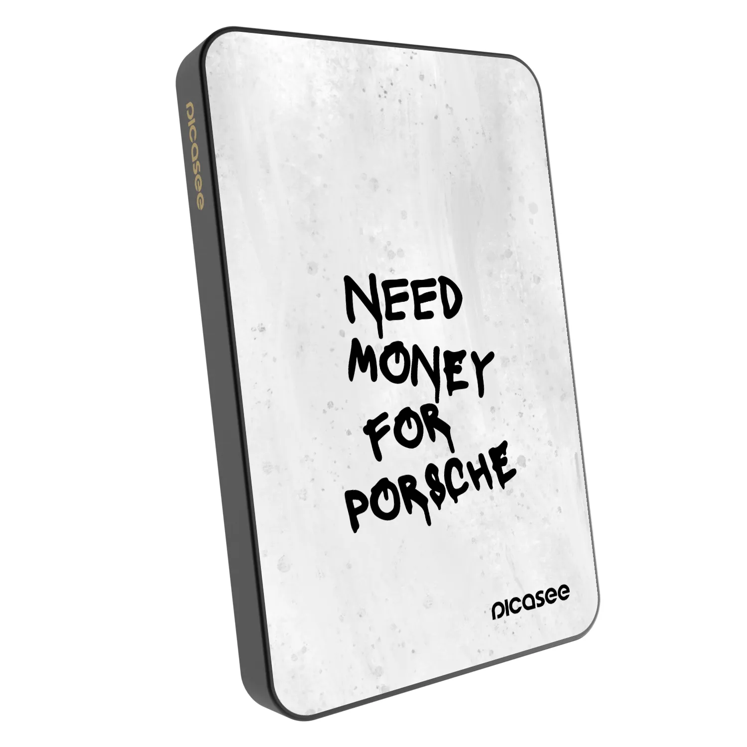 Picasee Powerbank mit MagSafe 5 000 mAh Grau - White Dollar