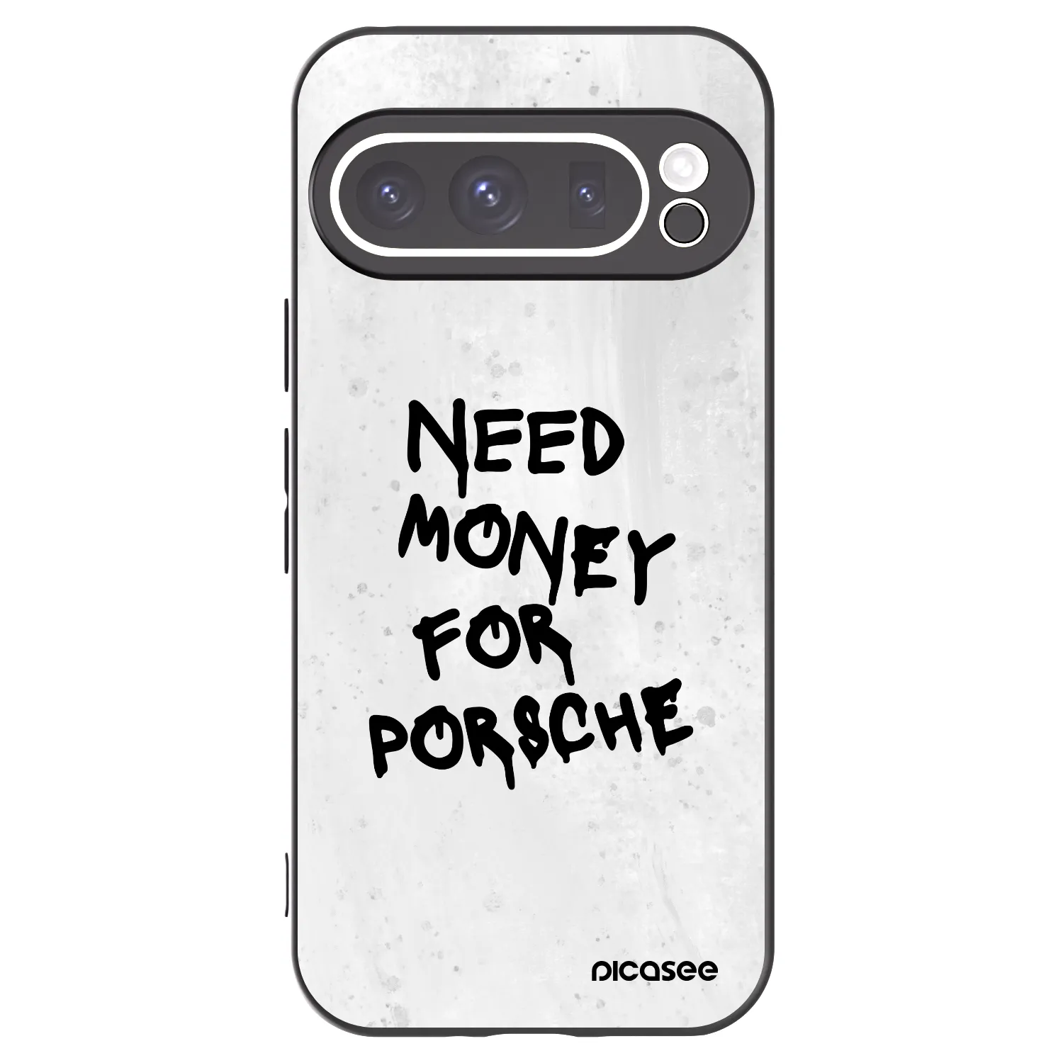 Picasee Google Pixel 9 Pro XL Hülle - Schwarzes Silikon - White Dollar