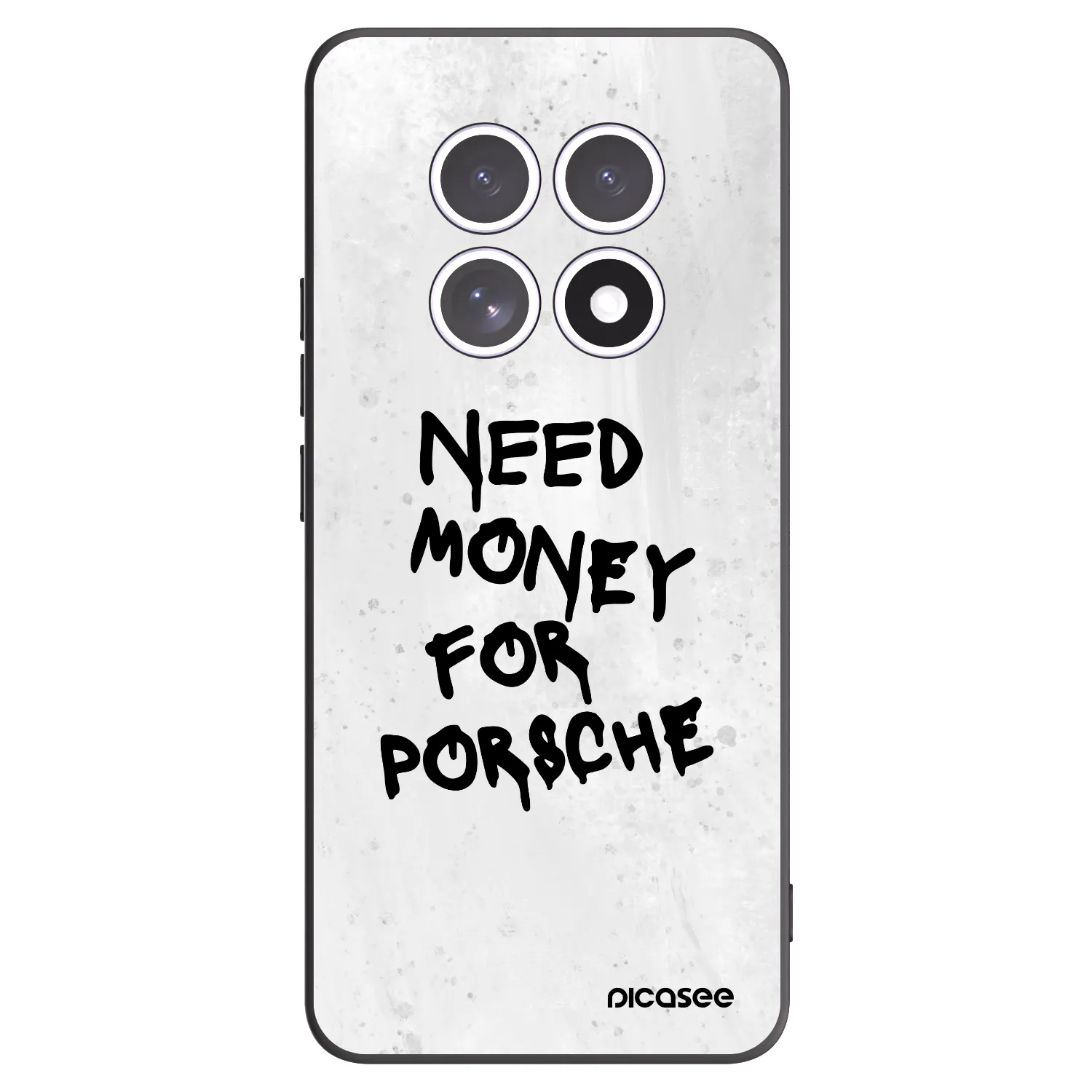 Picasee Xiaomi Redmi Note 15 Hülle - Schwarzes Silikon - White Dollar