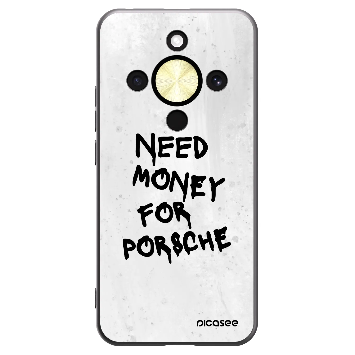 Picasee Honor Magic8 Lite 5G Hülle - Schwarzes Silikon - White Dollar