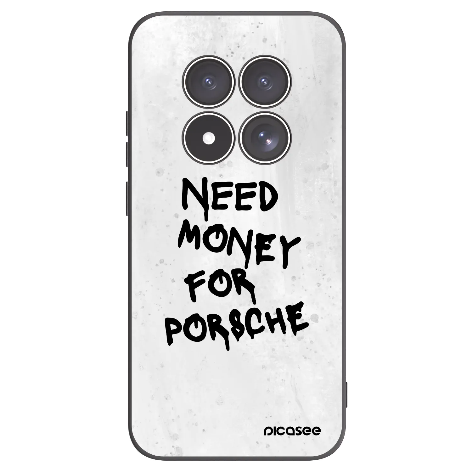 Picasee Xiaomi Redmi Note 15 Pro 5G Hülle - Schwarzes Silikon - White Dollar