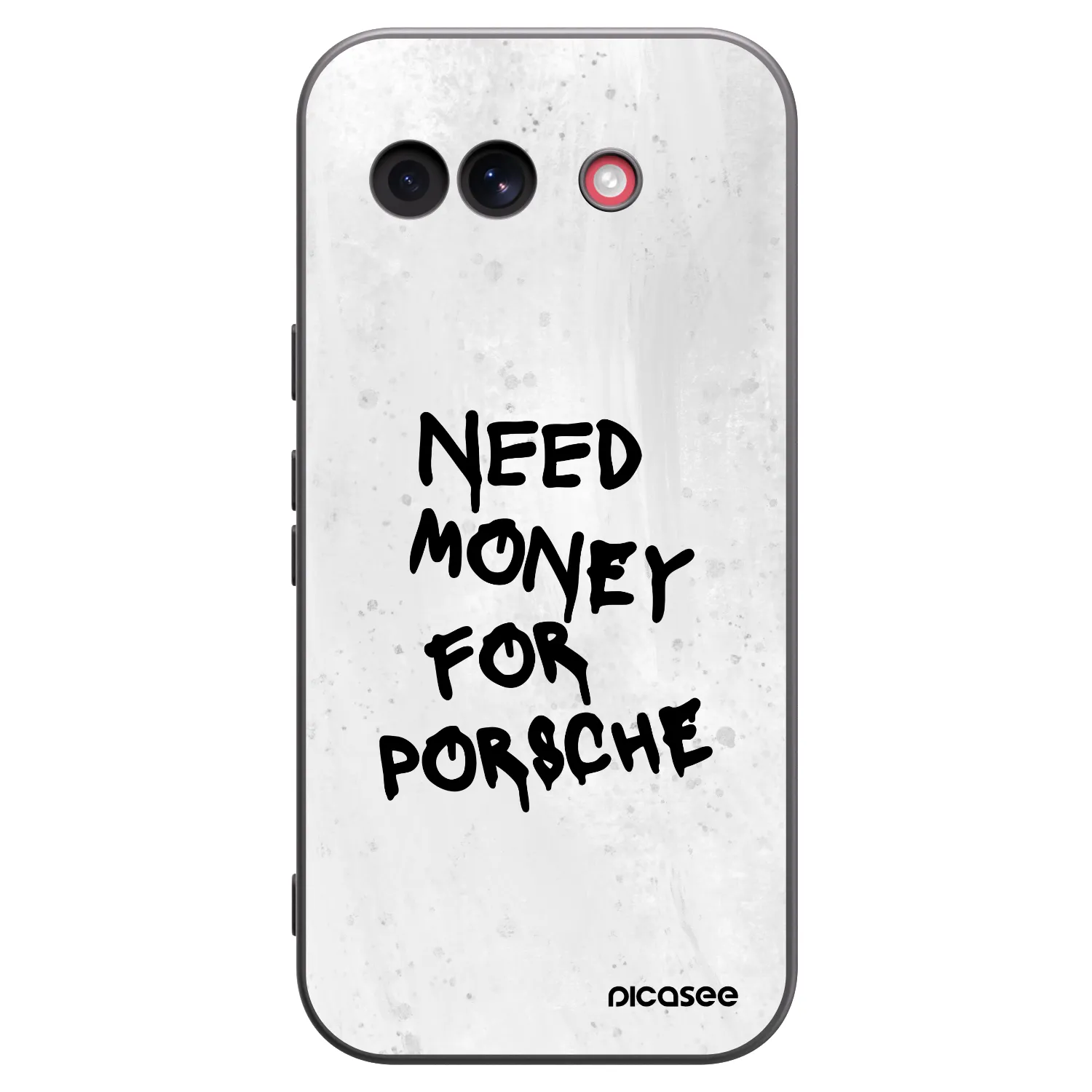 Picasee Google Pixel 10a Hülle - Schwarzes Silikon - White Dollar
