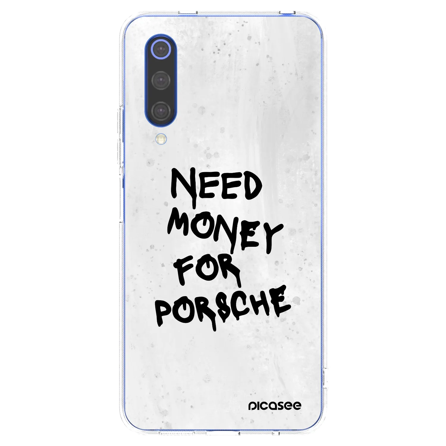 Picasee Xiaomi Mi 9 SE Hülle - Transparentes Silikon - White Dollar