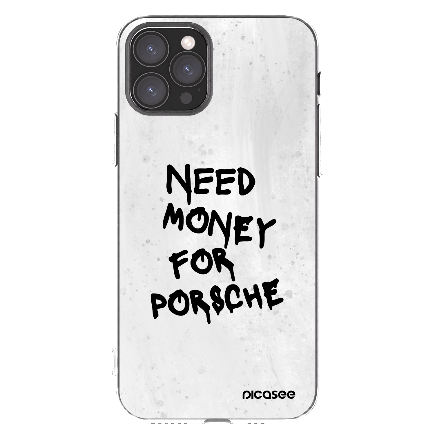 Picasee Apple iPhone 11 Pro Hülle - Transparentes Silikon - White Dollar