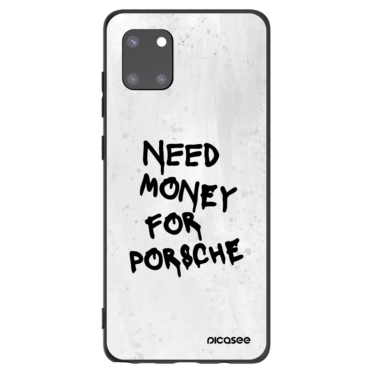 Picasee Samsung Galaxy Note 10 Lite N770F Hülle - Schwarzes Silikon - White Dollar