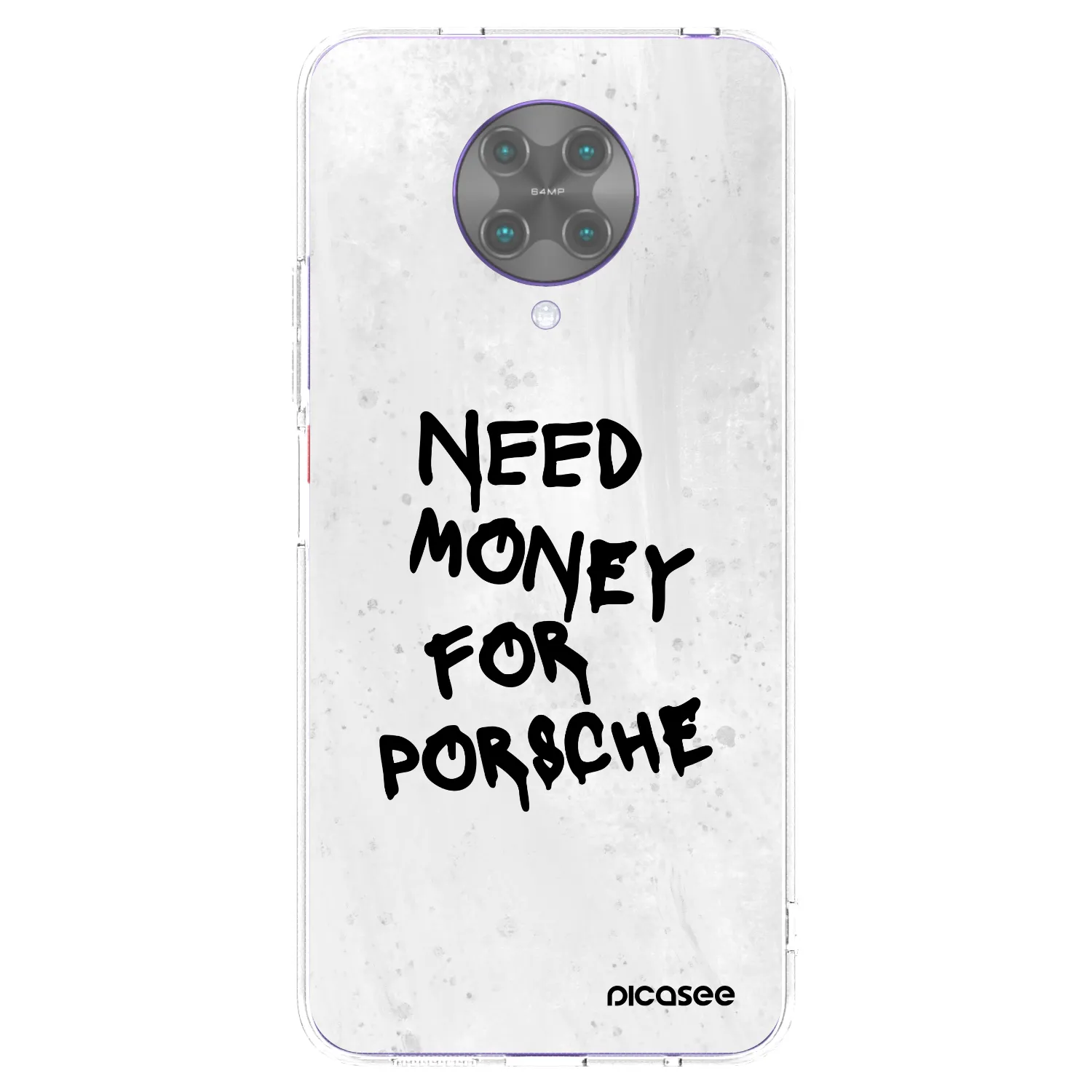 Picasee Xiaomi Poco F2 Pro Hülle - Transparentes Silikon - White Dollar
