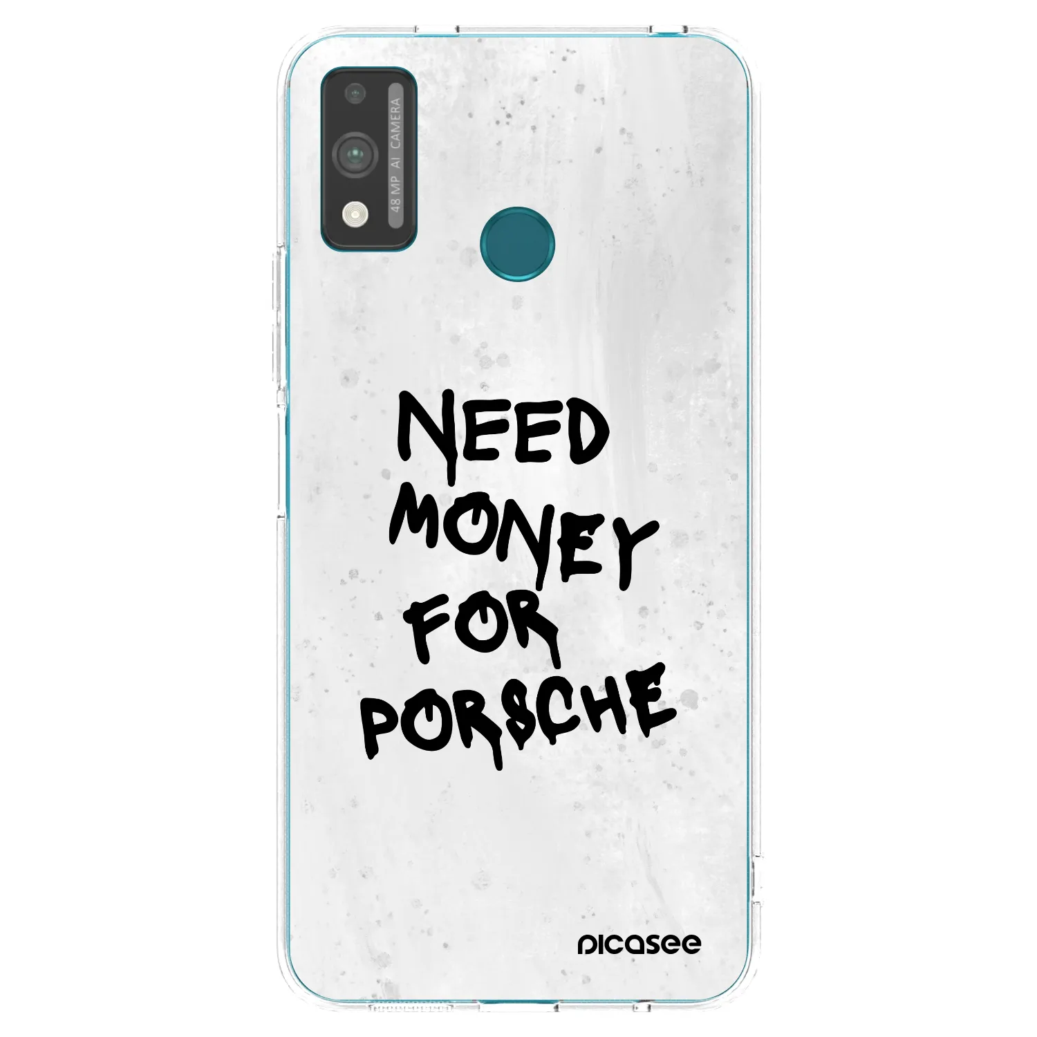 Picasee Honor 9X Lite Hülle - Transparentes Silikon - White Dollar