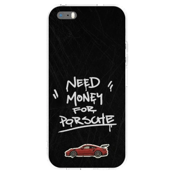 Picasee Apple iPhone 5/5S/SE Hülle - Transparentes Silikon - Dark Racer