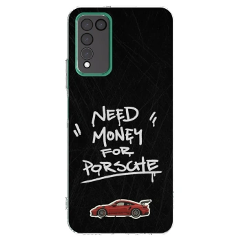 Picasee Honor 10X Lite Hülle - Transparentes Silikon - Dark Racer