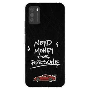 Picasee Xiaomi Poco M3 Hülle - Transparentes Silikon - Dark Racer