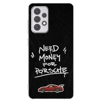 Picasee Samsung Galaxy A52 5G A525F Hülle - Transparentes Silikon - Dark Racer