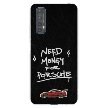 Picasee Realme 7 Hülle - Transparentes Silikon - Dark Racer