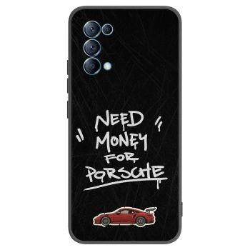 Picasee OPPO Reno 5 5G Hülle - Schwarzes Silikon - Dark Racer