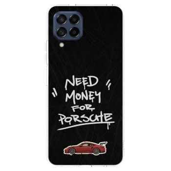 Picasee Samsung Galaxy M53 5G Hülle - Transparentes Silikon - Dark Racer