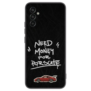 Picasee Samsung Galaxy M13 M135F Hülle - Schwarzes Silikon - Dark Racer