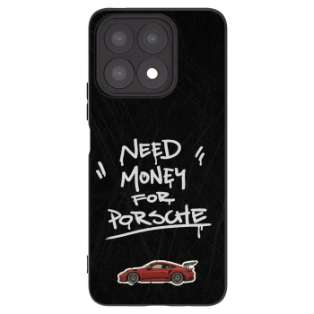 Picasee Honor X8a Hülle - Schwarzes Silikon - Dark Racer