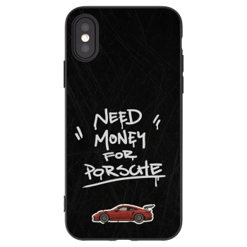 Picasee Apple iPhone X/XS Hülle - Schwarzes Silikon - Dark Racer