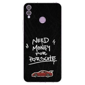 Picasee Honor 8X Hülle - Transparentes Silikon - Dark Racer