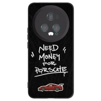 Picasee Honor Magic5 Pro Hülle - Schwarzes Silikon - Dark Racer