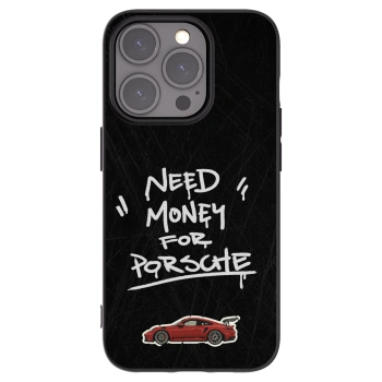 Picasee Apple iPhone 15 Pro Hülle - Schwarzes Silikon - Dark Racer