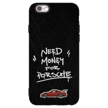 Picasee Apple iPhone 6/6S Hülle - Schwarzes Silikon - Dark Racer