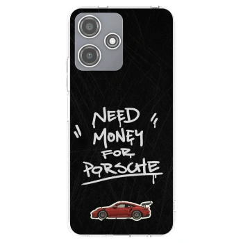 Picasee Xiaomi Redmi 12 5G Hülle - Transparentes Silikon - Dark Racer