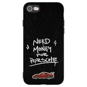 Picasee Apple iPhone 8 Hülle - Schwarzes Silikon - Dark Racer