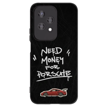 Picasee Honor 200 Lite Hülle - Schwarzes Silikon - Dark Racer