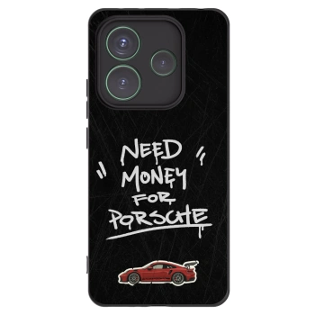 Picasee Xiaomi Redmi Note 14 5G Hülle - Schwarzes Silikon - Dark Racer