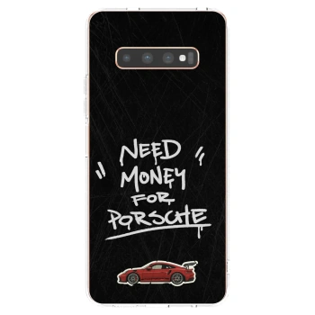 Picasee Samsung Galaxy S10 Plus G975 Hülle - Transparentes Silikon - Dark Racer
