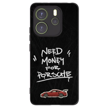 Picasee Xiaomi Redmi Note 14 4G Hülle - Schwarzes Silikon - Dark Racer