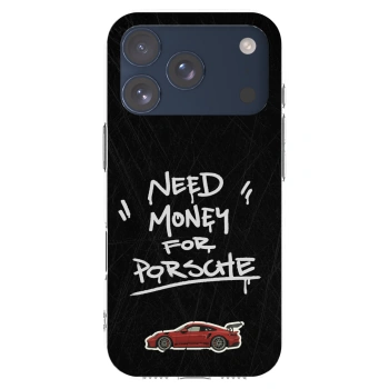 Picasee Apple iPhone 17 Pro Hülle - Transparentes Silikon - Dark Racer