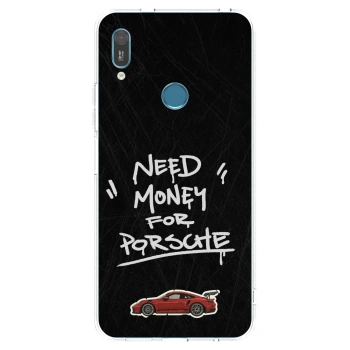 Picasee Huawei Y6 2019 Hülle - Transparentes Silikon - Dark Racer