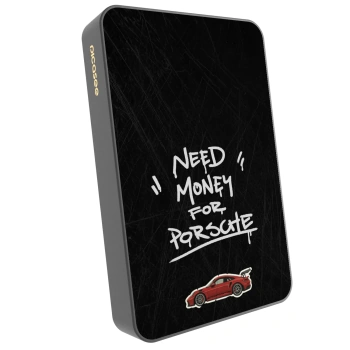 Picasee Powerbank mit MagSafe 10 000 mAh Grau - Dark Racer