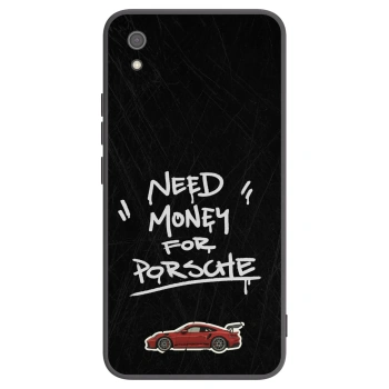 Picasee Xiaomi Redmi 7A Hülle - Schwarzes Silikon - Dark Racer