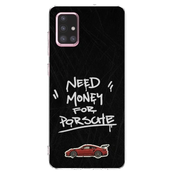 Picasee Samsung Galaxy A71 A715F Hülle - Transparentes Silikon - Dark Racer