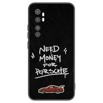 Picasee Xiaomi Mi Note 10 Lite Hülle - Schwarzes Silikon - Dark Racer